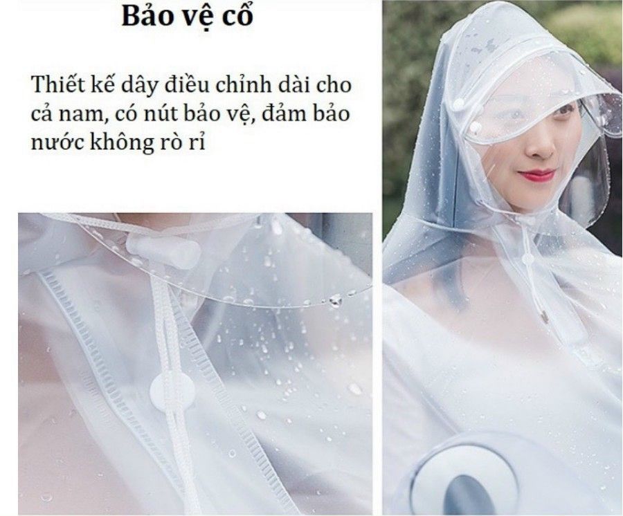 ÁO MƯA TRONG SUỐT CAO CẤP